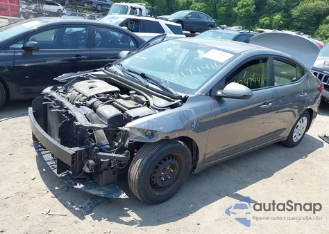 2018 Hyundai Elantra Se from USA, damaged, VIN 5NPD74LF6JH254272